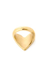 Kenyan Brass Tenderheart Ring - US ring size 8