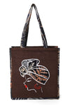 Everyday Muse Tote with Zipper - Brown