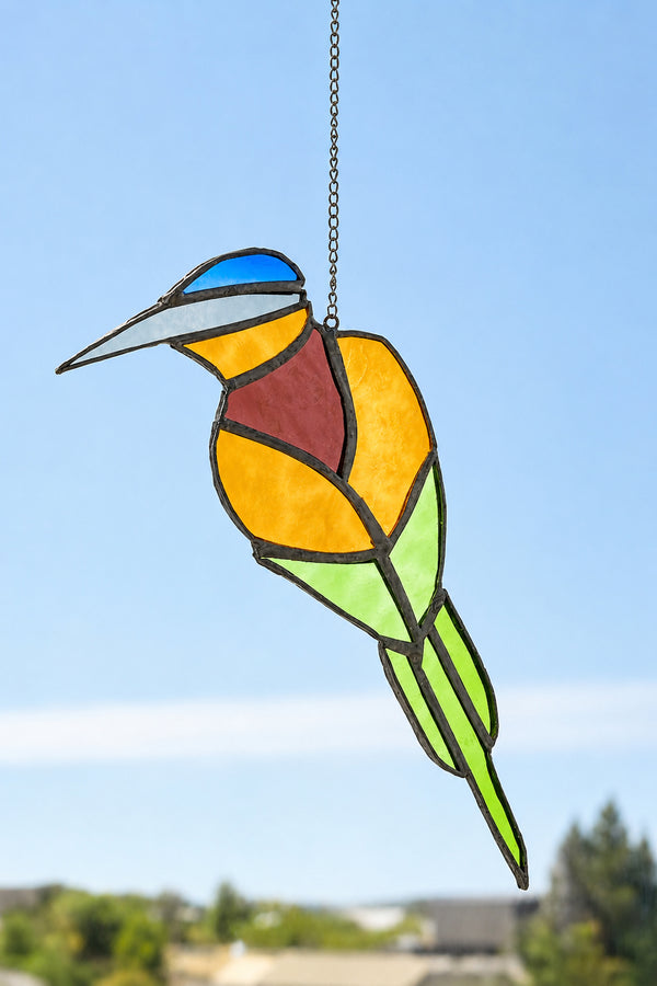 Stained Glass Bee Eater Light Catcher