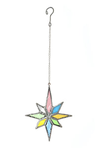 Stained Glass North Star Light Catcher