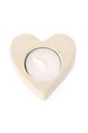 Natural Soapstone Heart Tea Light Candle Holder