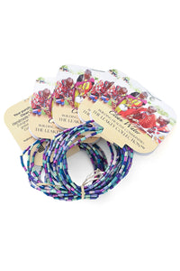 The Leakey Collection Set of 5 <i>Beads for Clean Water</i> Zulugrass Strands