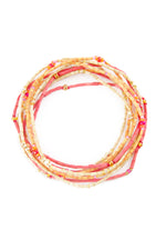 The Leakey Collection Set of 3 Zulugrass Single Strands - Sunset