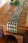 Black and White Multi-Pattern Twig Runner