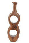 Large Mozambican Sandalwood Infinity Stem Vase