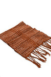 Pebbled Path Organic Cotton Scarf from Mali