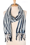 Moonlit Tide Organic Cotton Scarf from Mali