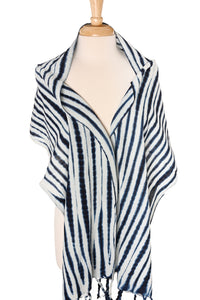 Moonlit Tide Organic Cotton Scarf from Mali