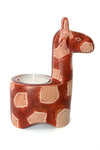 Soapstone Giraffe Tea Light Candle Holder