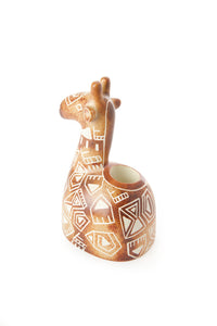 Soapstone Giraffe Taper Candle Holder
