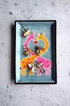 Giraffe Lovers Rectangle Soapstone Tray