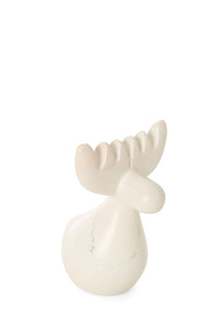 Small All Natural Soapstone Reindeer Sculpture