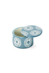 Blue Blossom Soapstone Ring Box