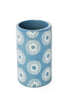 Blue Blossom Soapstone Pencil Cup or Vase