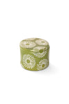 Green Blossom Round Soapstone Ring Box