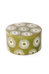 Large Green Blossom Soapstone Storage Box