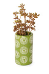 Green Blossom Soapstone Pencil Cup or Vase