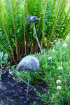 Small Recycled Metal Crested Crane