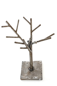 Wise Old Metal Tree Display Sculpture