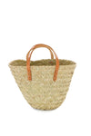 Petite Palm Shopper with Leather