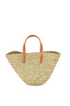 Petite Palm Shopper with Leather