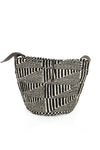 Kamba Triangles Patterned Sisal and Wool Purse