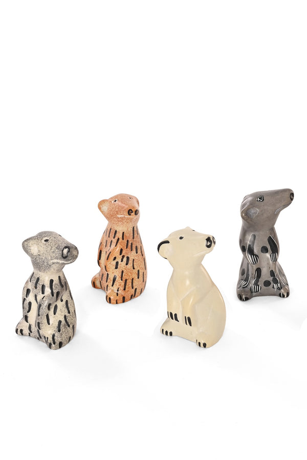 One Dozen Soapstone Meerkats