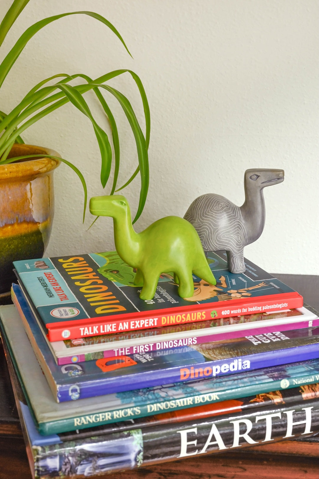 Gray Soapstone Brontosaurus