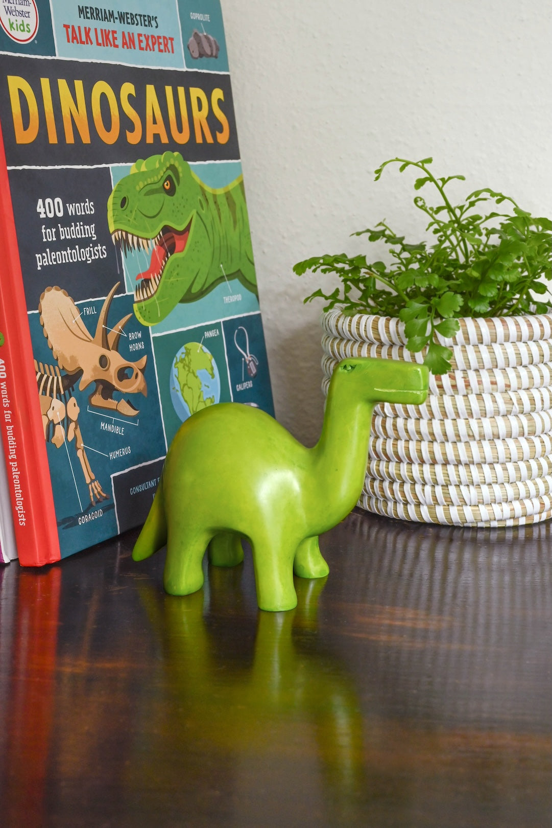Green Soapstone Brontosaurus