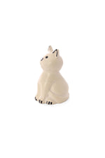 Natural Soapstone Shortcake Kitty Cat