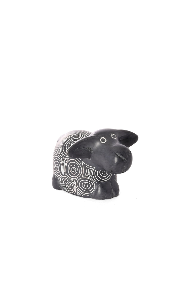 Small Swirly Soapstone Sheep