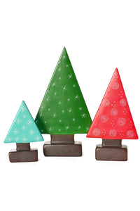Small Soapstone Aqua Tree Sculpture