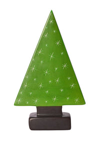 Large Soapstone Green Tree Sculpture