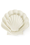 Small All-Natural Soapstone Scallop Shell Dish