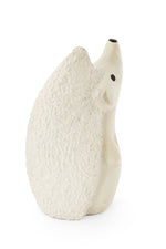 All Natural Textured Soapstone Standing Hedgehog Sculpture