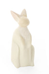 Natural Textured Soapstone Bunny Rabbit Sculpture