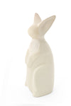 Natural Textured Soapstone Bunny Rabbit Sculpture