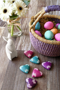 One Dozen Butterfly Soapstone Hearts - Valentine's Day Gifts