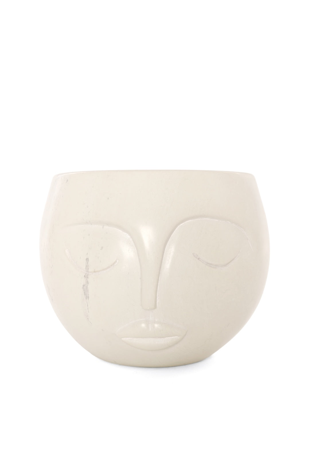 Hand Carved Soapstone Muse Vessel