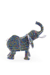 Patmore's Iridescent Beaded Elephant Sculpture
