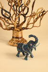 Patmore's Iridescent Beaded Elephant Sculpture