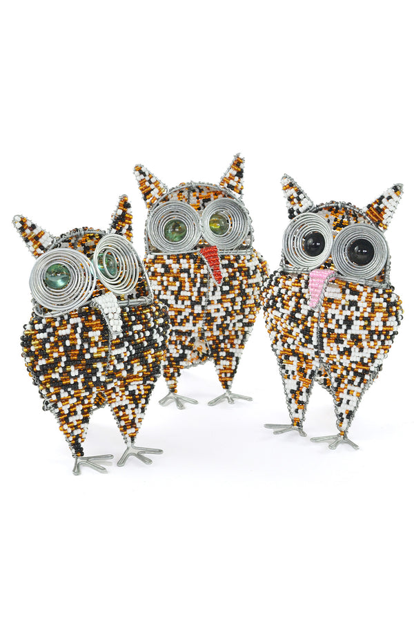 Patmore's Large Beaded Motley Owl