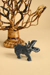 Patmore's Beaded Hippo Sculpture