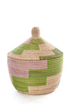 Three-Piece Lavender & Green Basket Set
