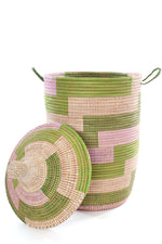 Three-Piece Lavender & Green Basket Set