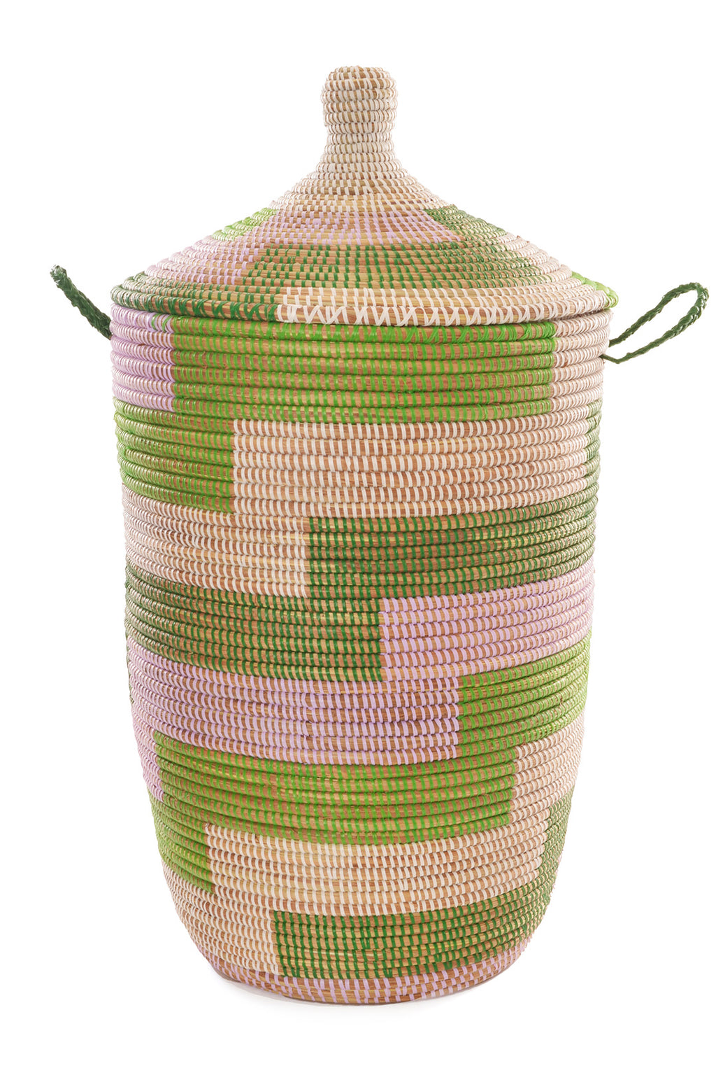Three-Piece Lavender & Green Basket Set