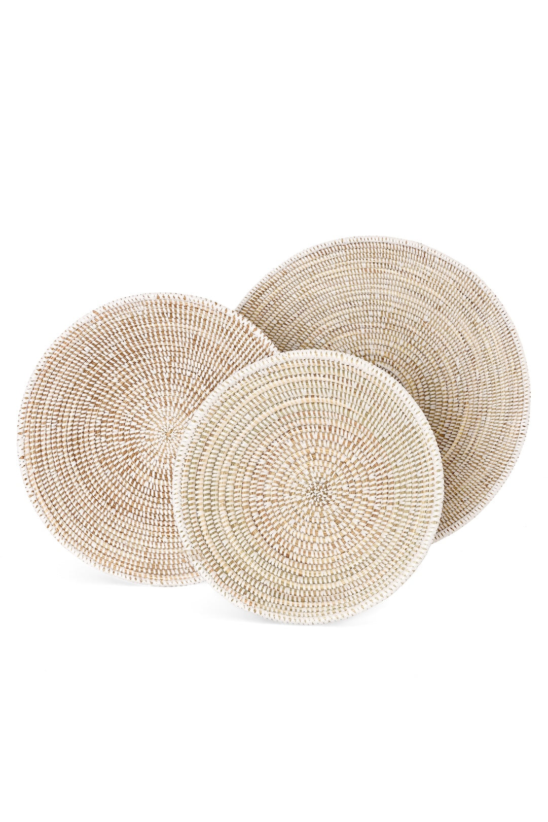 Solid White Grain Basket