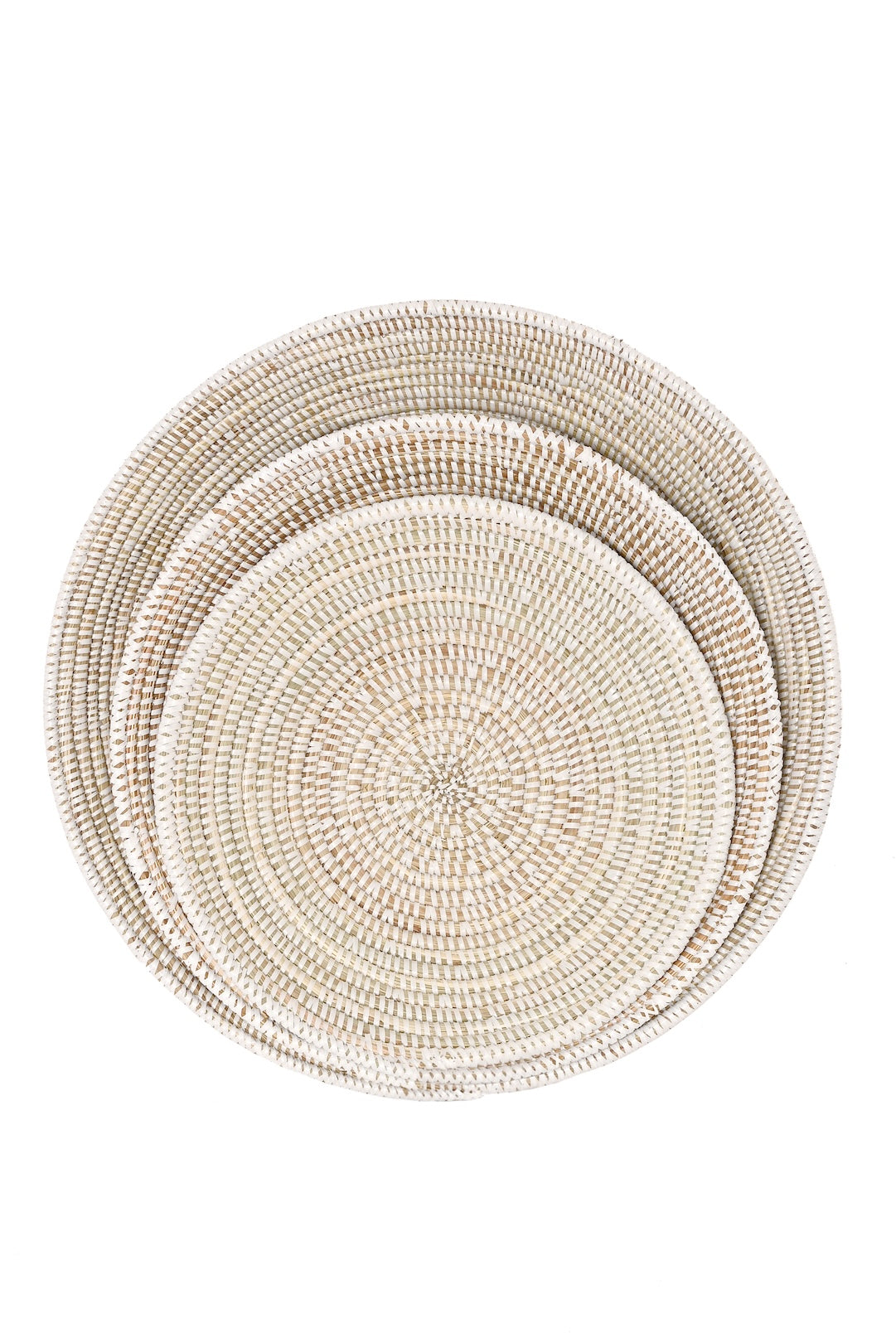 Solid White Grain Basket