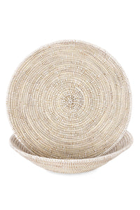 Solid White Grain Basket