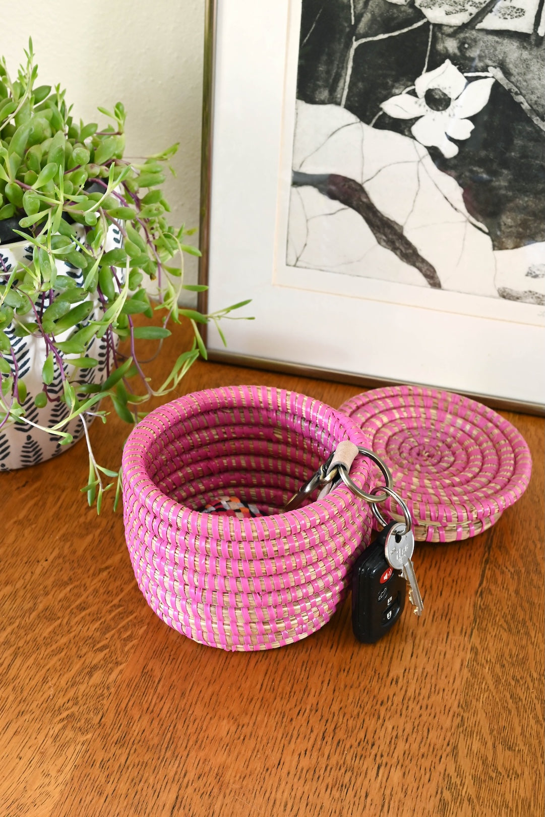 Pink Mini Flat Top Warming Basket